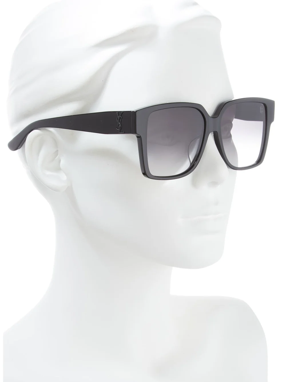 Saint Laurent Black  Sunglasses -56mm Square Sunglasses - Authentic